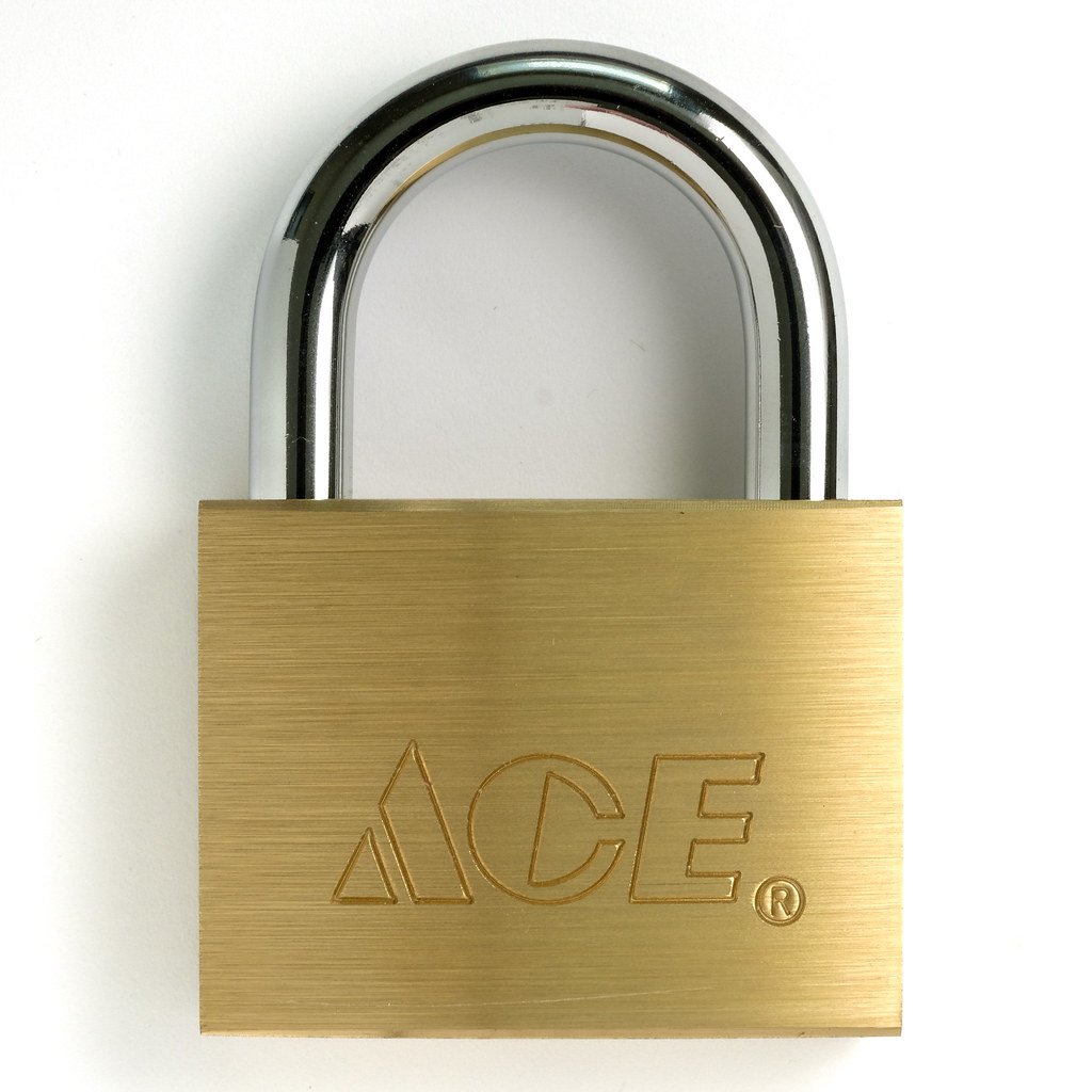 ACE Brass Padlock