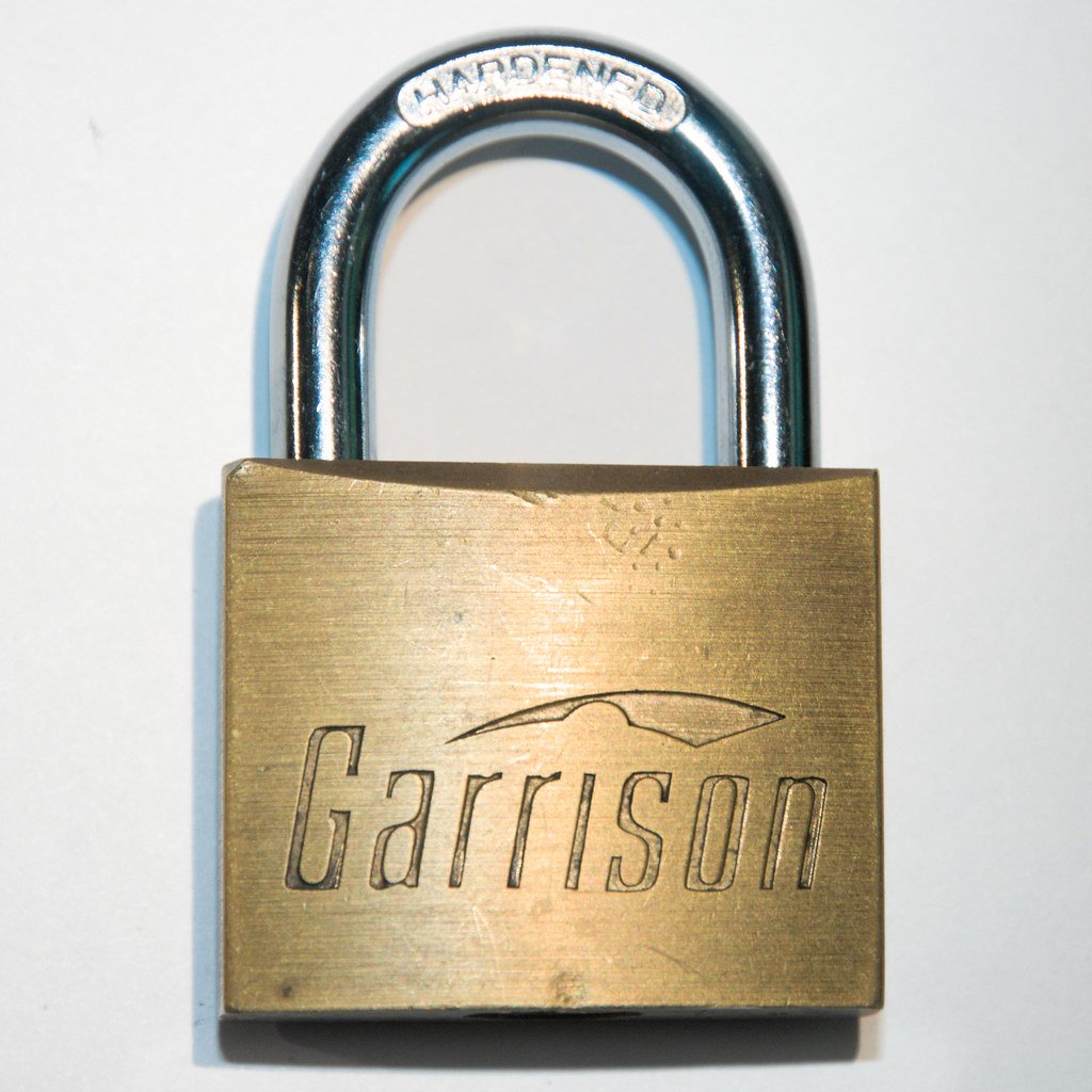Garrison 40mm Brass Padlock